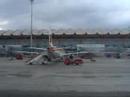 Taxing in Madrid Barajas Airport.