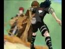 Sasuke fighting vs Orichimaru and Gaara