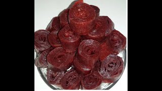 How to make Persian Lavashak/ Sour Fruit Roll/ ل�
