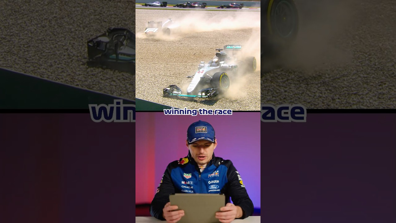 Max Verstappen Reacts to Max Verstappen