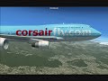 KLM-AIR FRANCE Boeing 747 (The Best FSX Video Ever Seen) FS2CREW
