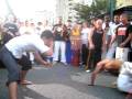 Axe Capoeira world Capoeira Encounter in Vancouver , BC, Canada. This event is one of the largest Capoeira events in North America bringing over 200 capoeiristas from all over the world. Playing is Professor Barraozinho, Monitor Ossoduro ( Vinicios ), Monitor Pezao, Monitor Tizoc, Graduado Cabaca, & Professor Testa. The event is organized by Professor barraozinho and supervised by mestre barrao. For more information please visit our website: www.axecapoeira.com Grupo Axé Capoeira began in Recife in 1982. Today, as Canada's first academy of Capoeira, the Group continues to rise as one of the world's leading Capoeira organizations. Backed by worldwide releases of six albums of music on CD, several VHS and DVD performance releases and the four Volume Instructional DVD compilation, enrollment continues to steadily increase with over 8000 students from all over the world. The Group continues to travel around the world and participate in competitions and has participated in the 2001 International Capoeira Competition in Argentina. Furthermore, Grupo Axé Capoeira is renowned as a traveling group which promotes the history, music, art, and culture of Brazil in interactive and educational demonstrations.