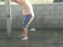 ya its sam showering