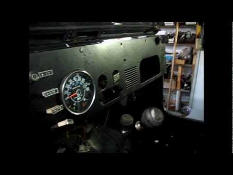 how to remove cj7 speedometer