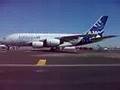 JFK Airbus A380 taxi