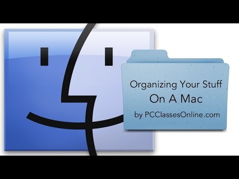 how to organize files on mac