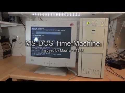 MS DOS - In this video I build my MS-DOS time machine! Mau1wurf1977 his youtube channel!! Go check it out! and say that I send you ;-) http://www.youtube.com/user/Mau...