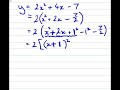 MAT10 Completing the Square - Turning Point
