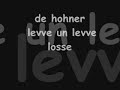 de h�hner - levve un levve losse