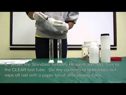 how to measure turbidity of water