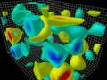 Visualization of Quantum Chromodynamics: four-dimensional structure of gluon-field configurations averaged over in describing the vacuum properties of QCD