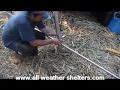 Portable instant garage easy hook anchor installation