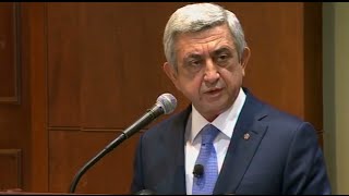 President of the Republic of Armenia Serzh Sargsyan’s Working Visit to the USA