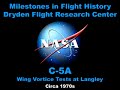 C-5A Wing Vortice tests at NASA Langley Research Center