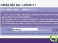 Esprema suas d�vidas - cadastro