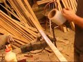 Glueing Hickory Backing strips on bow staves
