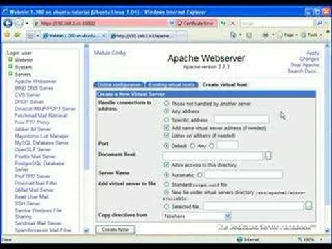 Inizializzare un server Linux per web server