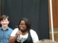 Amber Riley of Glee singing Happy Birthday to me :)