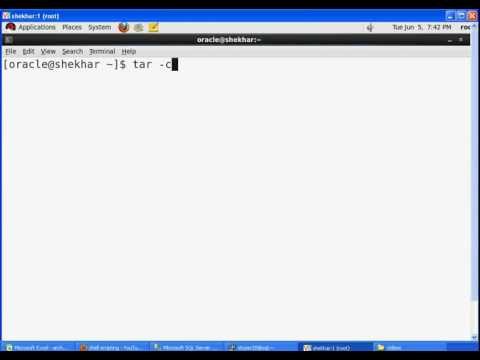 how to tar a directory in linux