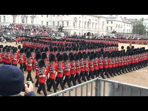 High Quality: March past slow trooping colour practice 28th May 2011.avi
