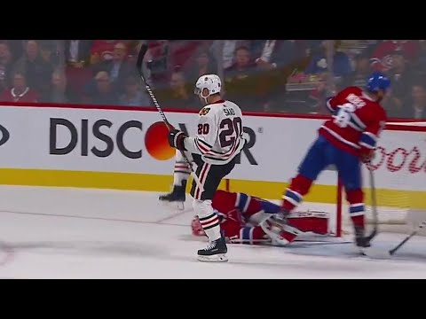 Video: Saad makes a nifty play that leads to his fifth goal of the season
