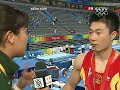 interview after Chinese MAG TF @2008 Beijing Olympic Games
