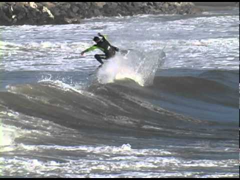 DANA BALDZIKOWSKI - HOMER HENARD SURFS IN SANTA CRUZ. DESTROYING EVERY WAVE HE IS ON! FILMED BY DANA