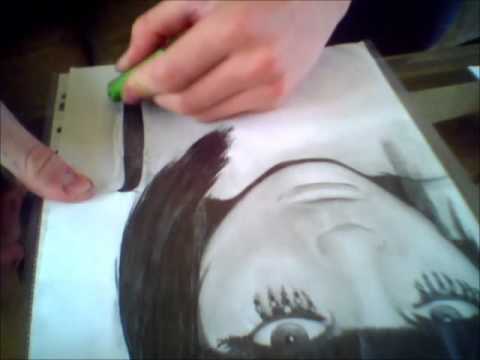 how to draw a portrait of jessie j