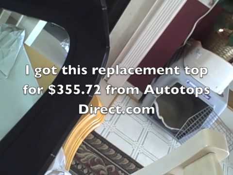 1998 BMW Z3 Convertible Top Replacement – Part 1 Removing the top