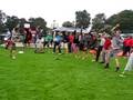 Musical warm-up at A*dam Hat Ultimate Frisbee Tournament (2)