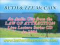 LAW OF ATTRACTION BETH & LEE McCAIN LIVE LECTURE THE SECRET