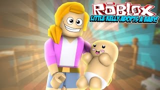 Little Kelly Adopts A Baby Roblox Meepcity Minecraftvideos Tv