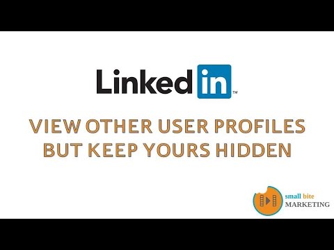 how to make your linkedin profile private