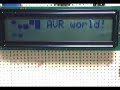 atmega168 lcd cgram test