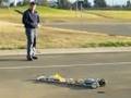 1/5th scale jet dragster test with afterburner 2