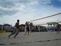 seidu and mike :: nice dig ... volleyball "beach volleyball"