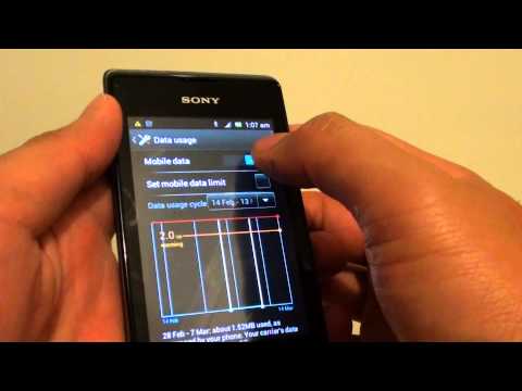 how to enable internet on sony xperia m
