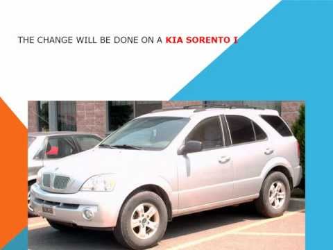 How to replace the air cabin filter   dust pollen filter on a Kia Sorento I