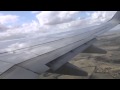 Qantas 628 737-800 Take Off Melbourne to Brisbane 17JAN10 views of A380 & Virgin Blue