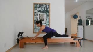 Agachamento no Reformer