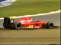 jean alesi crashes in the f1 gp of imola 1991 jean alesi crashes in the f1 gp of imola 1991