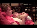 maxwell sleeping on mom 11 days old 9 21 9