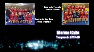 2019-20 Marina Gallo