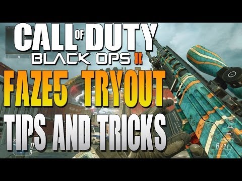 FaZeClan - FAZE5 Advice and Tips (Black Ops 2 Sniping Gameplay)