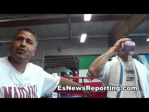 mayweather vs maidana marcos after sparring mikey garcia EsNews Boxing
