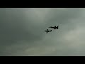 F-16C Fighting Falcon Viper West P-51D Van Halla Mustang fly by