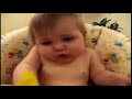 baby eating sour pickle.....
