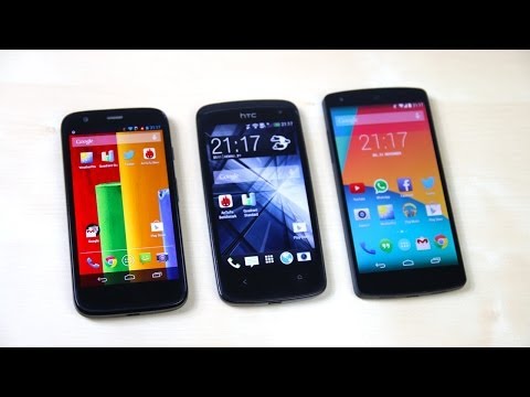 Motorola Moto G vs HTC Desire 500 vs Google Nexus 5: Benchmark | SwagTab