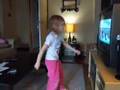 Samara doing the Happy Feet