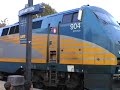 VIA and GO train in Brampton VIA and GO train in Brampton